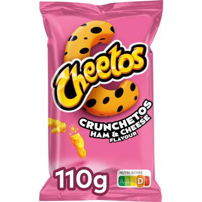 Afbeelding van Cheetos Crunch Ham &amp; Cheese 110 Gram