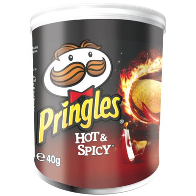 Afbeelding van Pringles Hot &amp; Spicy Chips 40 Gram