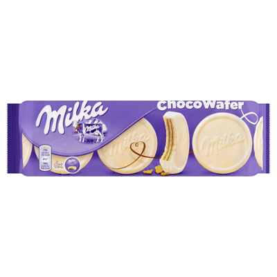 Afbeelding van Milka Choco Wafer Witte Chocolade 6 Koekjes 18 x 180 Gram