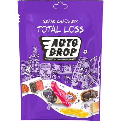 Afbeelding van Autodrop Smaak Chaos Mix Total Loss Mixzak (180 gram)