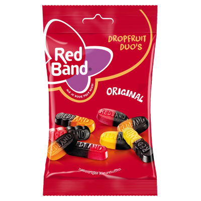 Afbeelding van Red Band Drop Fruit Duo&#039;s 100 Gram