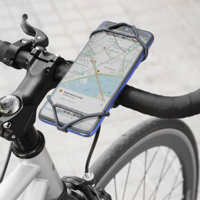 Billede af SPIDER Universal cykel holder til iPhone / smartphone fleksibel silikone Sort