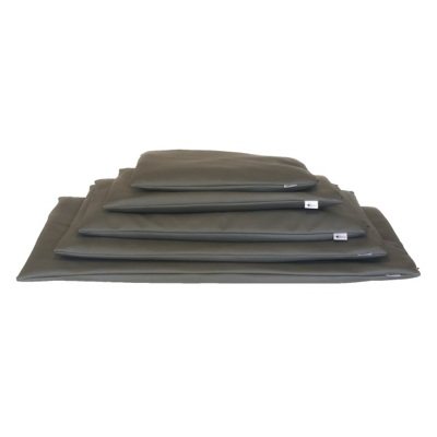 Afbeelding van Comfort benchkussen leatherlook antraciet 50x35 cm polyestervezels