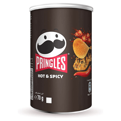 Afbeelding van Pringles Hot &amp; Spicy 12x70g