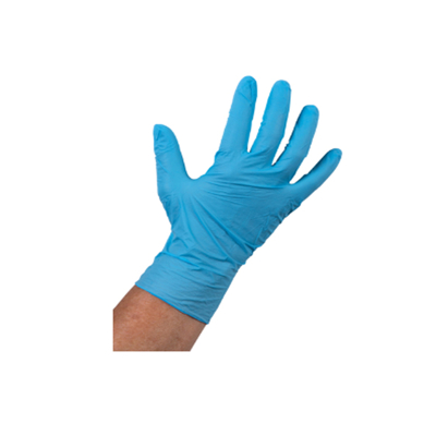 Afbeelding van Nitril handschoen blauw ongepoederd M 10 x 100 stuks