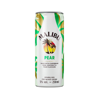 Afbeelding van Malibu &amp; Pears Blik (12x 25cl)