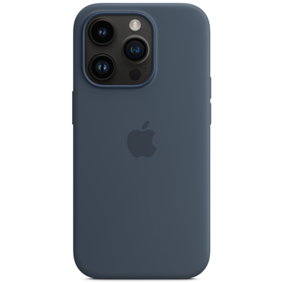 Image de Apple Magsafe Silicone Back Cover Bleu iPhone 14 Pro