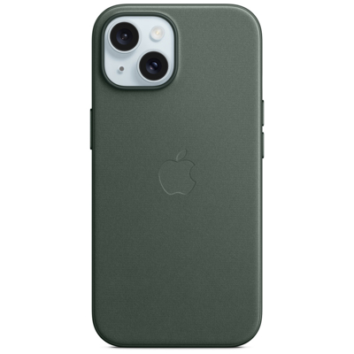 Image de Apple MagSafe Textiel Back Cover Vert iPhone 15