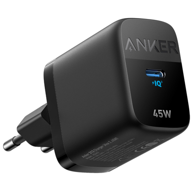 Image de Anker 313 USB C Chargeur Rapide 45W Noir