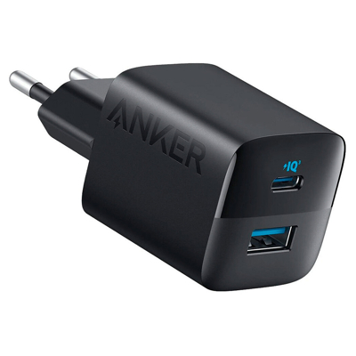 Image de Anker 323 Dual USB C Chargeur Rapide Noir