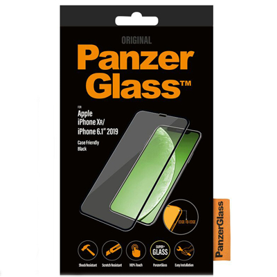 Image de PanzerGlass Case Friendly iPhone Xr/11 Protège écran Verre Noir