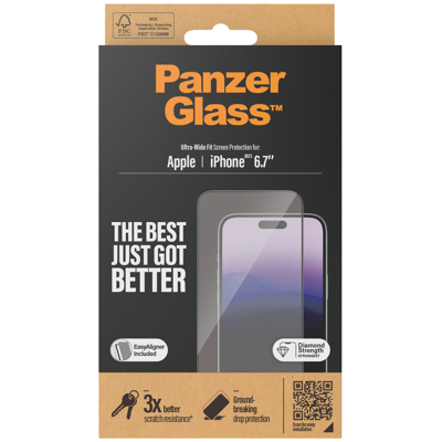 Image de Panzerglass Verre Trempé Edge To Protection D&#039;Écran Apple iPhone 15 Plus