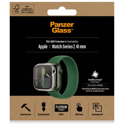 Image de Panzerglass Verre Trempé Edge To Protection D&#039;Écran Apple Watch 7/8 41mm