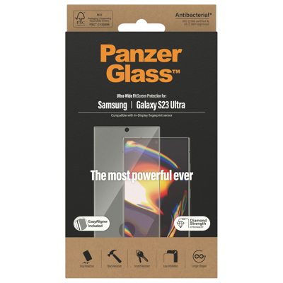 Image de Panzerglass Verre Trempé Edge To Protection D&#039;Écran Samsung Galaxy S23 Ultra