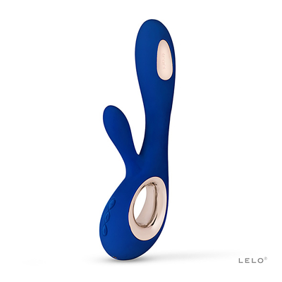 Afbeelding van Lelo Soraya Wave Rabbit Vibrator Blauw GRATIS TOY bij iedere bestelling v.a. 40,