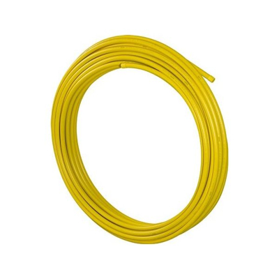 Afbeelding van Gasleiding geel 25mm x 2,5 Lengte: 50 meter Uponor. Artikelnr: 1096434