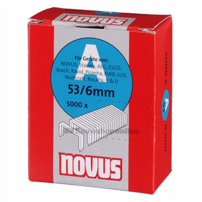 Afbeelding van Novus nieten 11.3 x 6 0.75 mm 5000 stuks