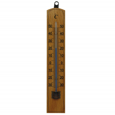 Afbeelding van Thermometer Hout Talen Tools