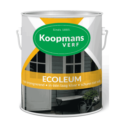 Afbeelding van Koopmans Ecoleum 2,5 ltr 239 zwart Buitengevel &amp; Tuin