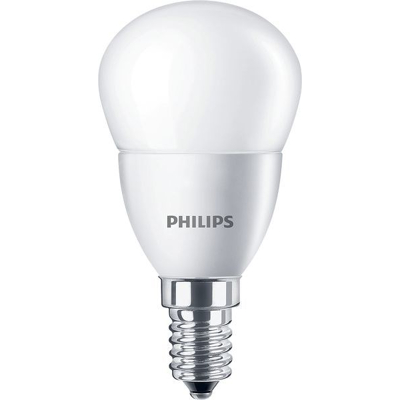 Afbeelding van LED lamp E14 Kogel Philips (4W, 250lm, 2700K)