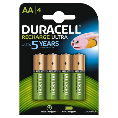 Afbeelding van Oplaadbare AA batterij Duracel