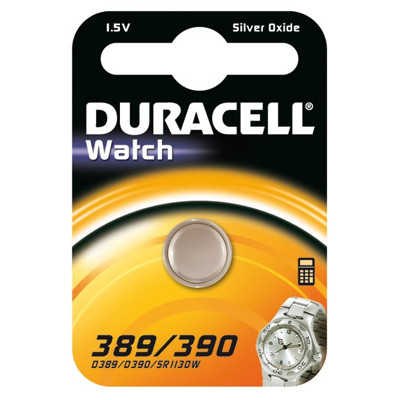 Afbeelding van Duracell batterij zilveroxide, knoopcel, 380/394, SR45, 1,5 V horloge, blisterverpakking (1 pack)