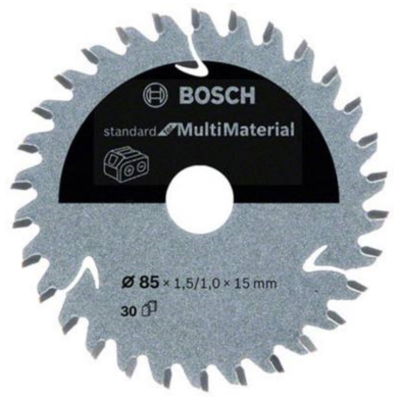 Afbeelding van Bosch Cirkelzaagblad ACCU Standard For Multi Material 85x15x1.5 30 Tands