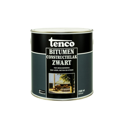 Afbeelding van Tenco Bitumen Constructielak Zwart 5 liter