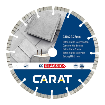 Afbeelding van Carat diamantzaag 125x22,23mm beton/harde materialen classic