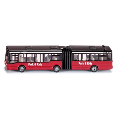 Afbeelding van Siku 1617 Harmonikabus 1:87 Miniatuur Personenvervoer Rood/Zwart Metaal Voor Kinderen vanaf 3 jaar 16 x 2,8 3,4 cm Speelgoed