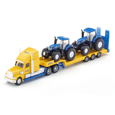 Afbeelding van SIKU Vrachtwagen met New Holland tractoren