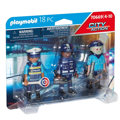 Afbeelding van Playmobil City Action Figurenset politie 70669