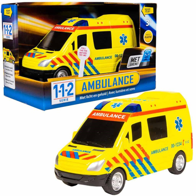 Afbeelding van City 112 Rescue Racers Ambulance met Licht en Geluid