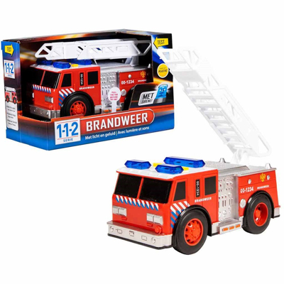 Afbeelding van City 112 Rescue Racers Brandweer met Licht en Geluid