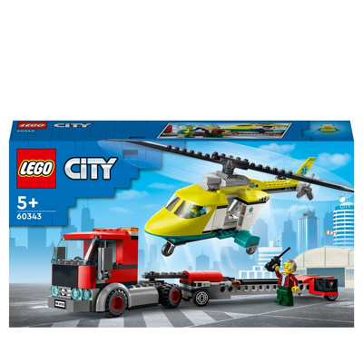Afbeelding van LEGO City 60343 Reddingshelikopter Transport