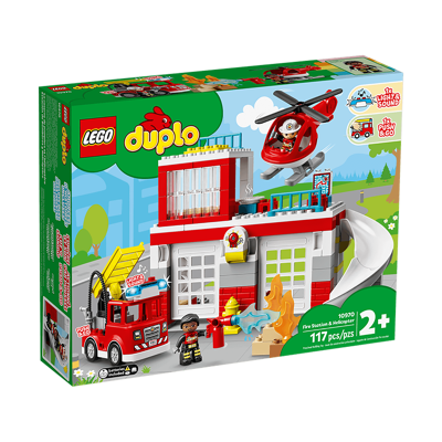Afbeelding van Lego Duplo 10970 Fire Station Helicopter