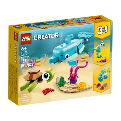 Afbeelding van Lego 31128 Creator Dolfijn en Schildpad