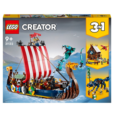 Afbeelding van Lego Creator 31132 Viking Ship And Midgard Serpent
