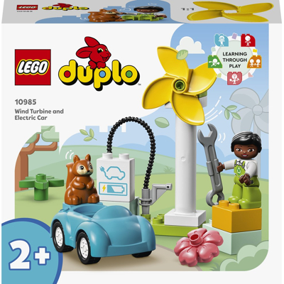Afbeelding van Lego Duplo Town 10985 Windmolen + Elektrische Auto