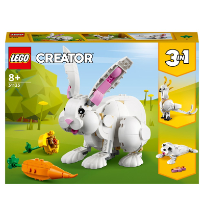 Afbeelding van LEGO Creator 3 in 1 31133 3in1 Wit konijn Constructie Speelgoed