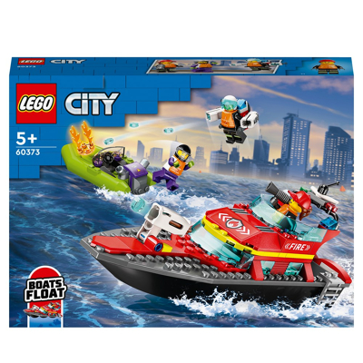 Afbeelding van Lego City Fire 60373 Reddingsboot Brand