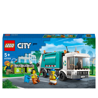Afbeelding van LEGO City 60386 Recycle vrachtwagen Speelgoed