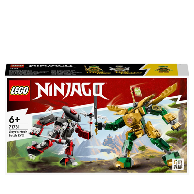 Afbeelding van Lego Ninjago 71781 Lloyd’s Mech Battle EVO