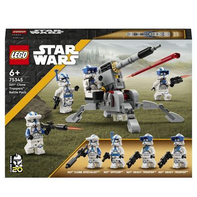 Afbeelding van LEGO Star Wars 501st Clone Troopers Battle Pack 75345