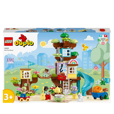 Afbeelding van LEGO 10993 DUPLO 3in1 Boomhut Peuterspeelgoed Set