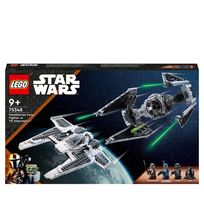 Afbeelding van LEGO Star Wars Mandalorian Fang Fighter vs. TIE Interceptor 75348