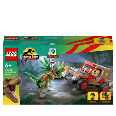 Afbeelding van LEGO Jurassic World Dilophosaurus hinderlaag​ 76958