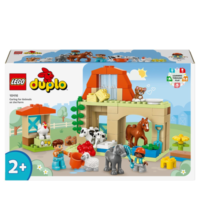 Afbeelding van LEGO Duplo Dieren verzorgen op de boerderij 10416