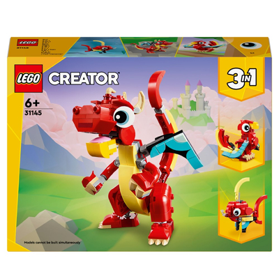 Afbeelding van LEGO Creator Rode draak 31145