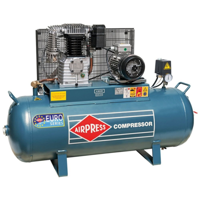 Afbeelding van Airpress Compressor K 200 600 400 Volt 4 pk/3 kW Ketelinhoud: 200L 12 14 bar 871 rpm Aanzuigcapaciteit: l/m Niet Olievrij